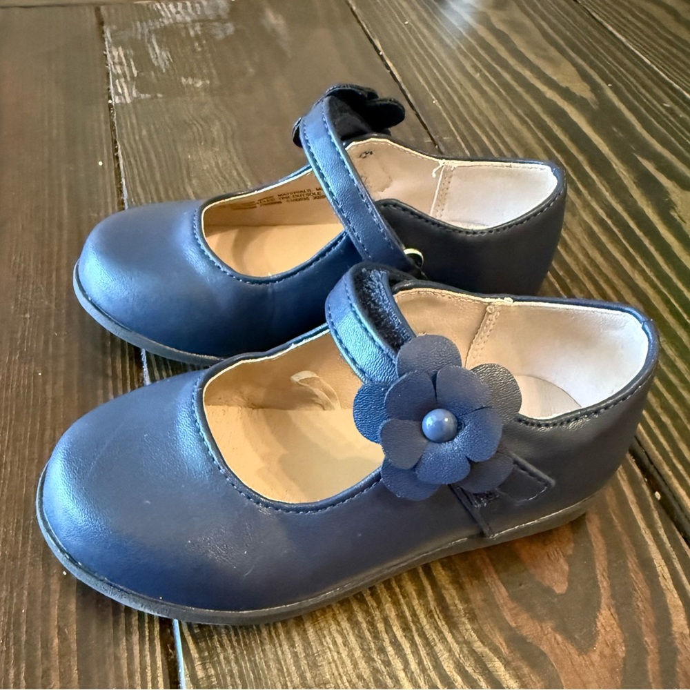 TCP Toddler girls navy blue Mary Jane’s
